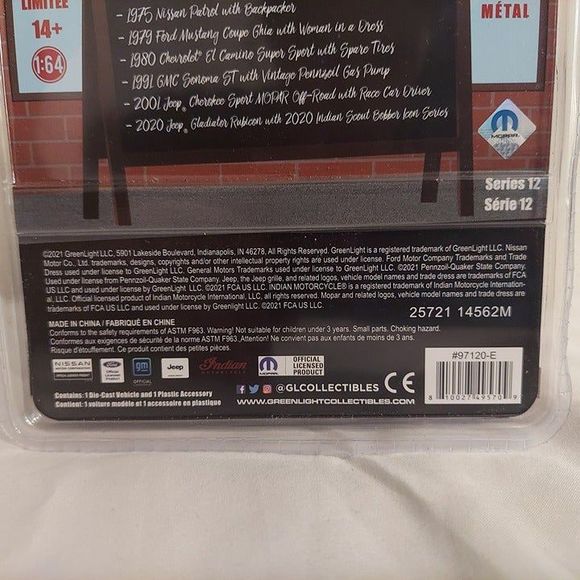 Greenlight Hobby Shop 12 - 2001 Jeep Cherokee Sport MOPAR Off-Road 97120-E - Picture 6 of 8